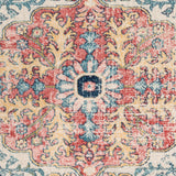 Maverick Vintage Oriental Boho Sky Blue/Garnet Rug