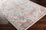 Maverick Vintage Oriental Boho Bright Red Rug