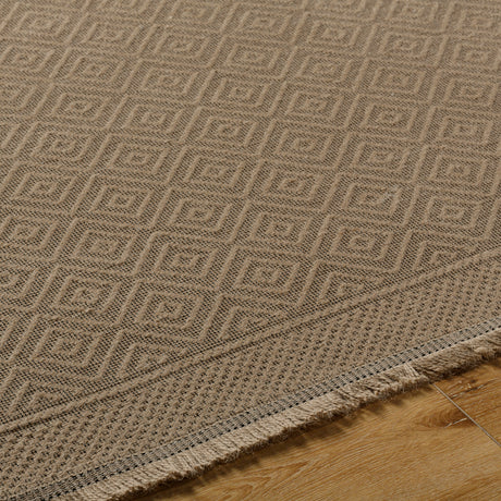 Esha Cottage Tan/Beige Machine Washable Jute Rug - Image 3