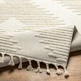 Sloan Berber Global High Pile Ivory Rug