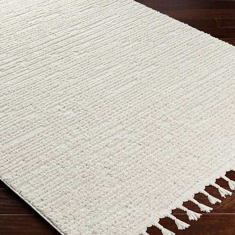 Tatum Scandi Global High Pile Ivory Rug - Image 6