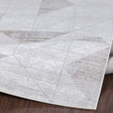 Haven Scandi Geometric White/Grey Rug