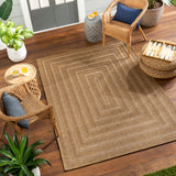 Nymphi In- & Outdoor Jute-Look Brown/Tan Rug