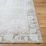 Rainier Our Pnw Home x Livabliss Machine Washable Oriental Boho Cream/Light Brown Rug