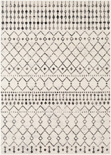 Leonor Berber Geometric Light Grey Rug