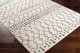 Leonor Berber Geometric Light Grey Rug