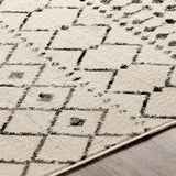 Leonor Berber Geometric Light Grey Rug