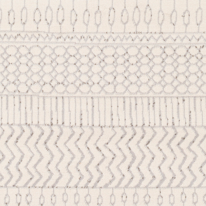 Bianca Scandi Geometric Light Grey Rug