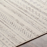 Marwa Scandi Geometric Light Grey Rug