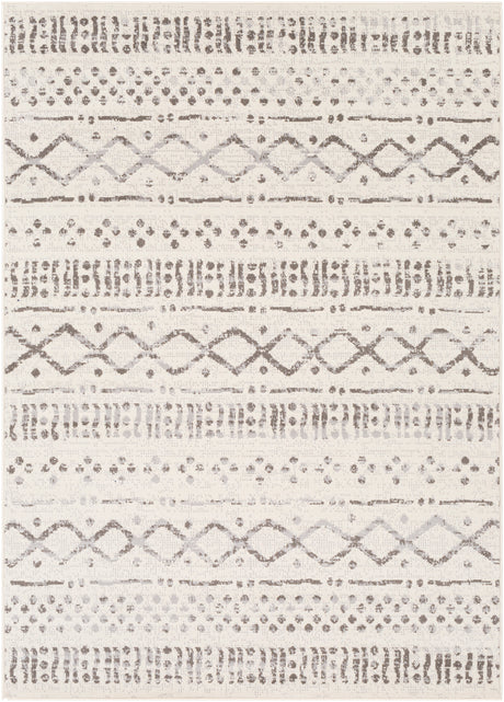 Hativi Scandi Global Light Grey Rug - Image 1