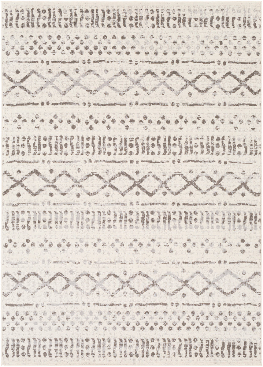 Hativi Scandi Global Light Grey Rug
