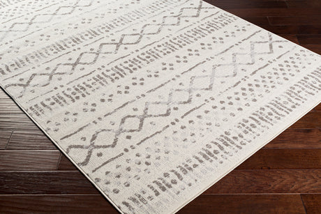 Hativi Scandi Global Light Grey Rug - Image 6