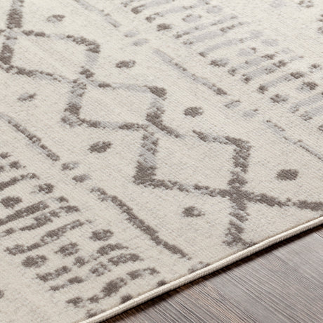 Hativi Scandi Global Light Grey Rug - Image 3