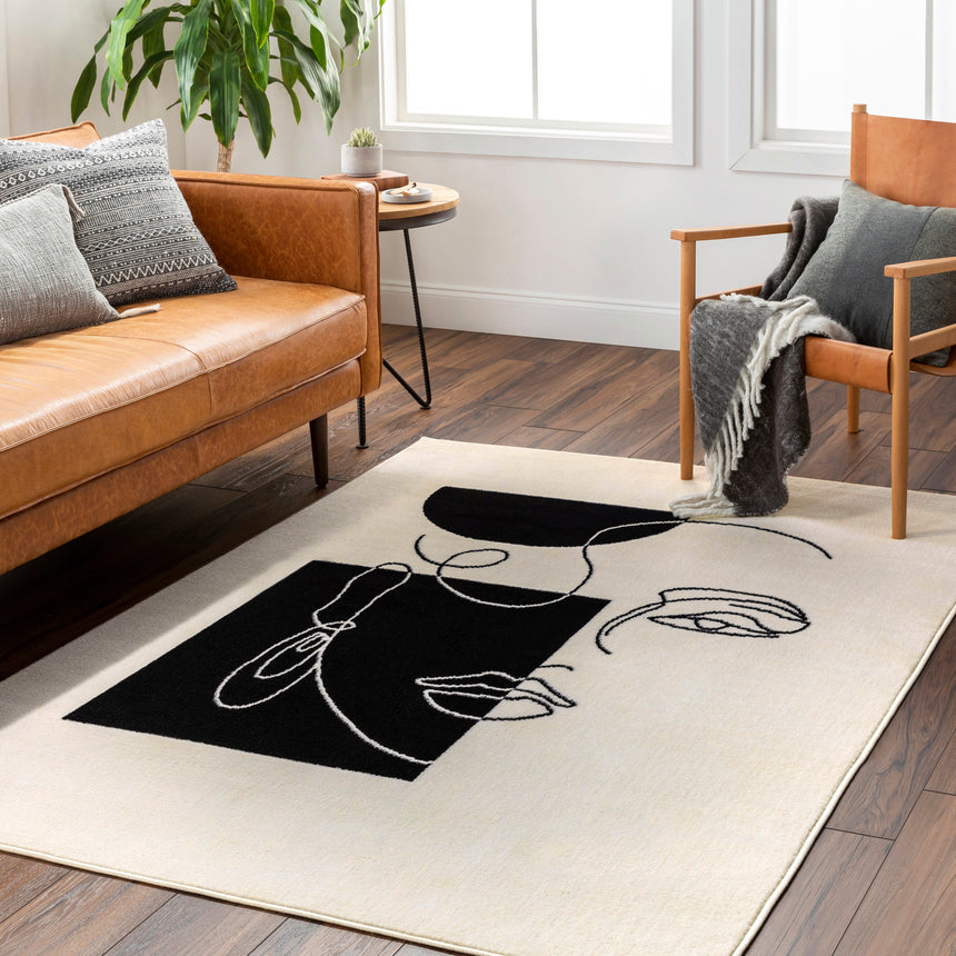 Francesca Scandi Modern Beige Rug