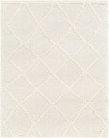 Sumaya Shaggy Modern Plush Pile Cream Rug