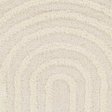 Marava Shaggy Modern Plush Pile Light Grey Rug