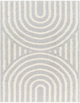 Marava Shaggy Modern Plush Pile Grey Rug