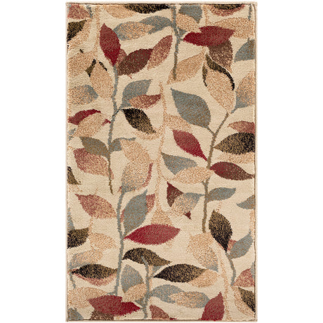 Damali Scandi Modern Dark Red Rug - Image 1