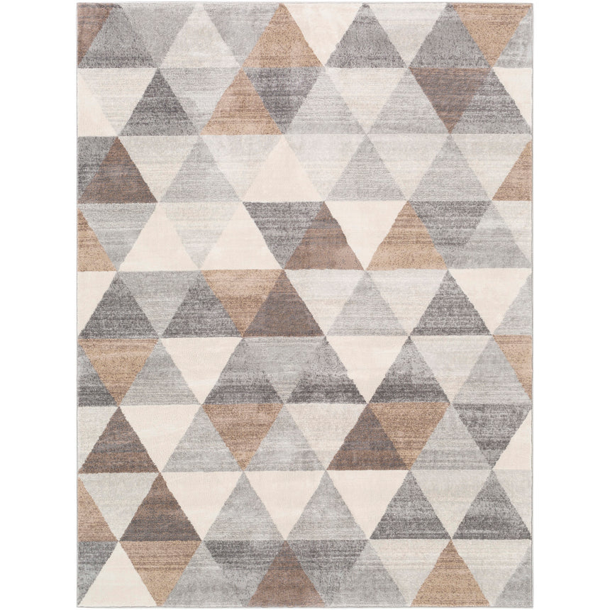Katherine Scandi Geometric Medium Grey Rug