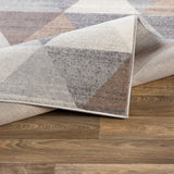 Katherine Scandi Geometric Medium Grey Rug