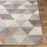 Katherine Scandi Geometric Medium Grey Rug