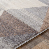 Katherine Scandi Geometric Medium Grey Rug