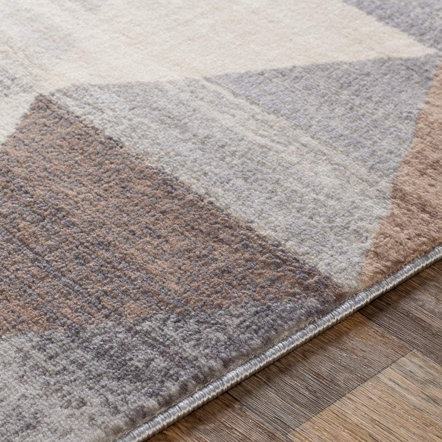 Katherine Scandi Geometric Medium Grey Rug