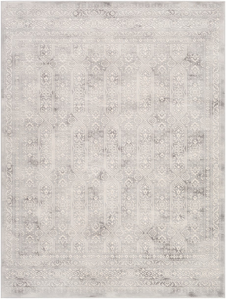 Vicky Vintage Oriental Boho Grey/Ivory Rug - Image 1