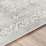 Vicky Vintage Oriental Boho Grey/Ivory Rug