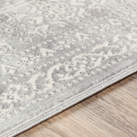 Vicky Vintage Oriental Boho Grey/Ivory Rug - Image 3