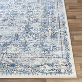 Vicky Vintage Oriental Boho Dark Blue Rug