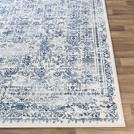 Vicky Vintage Oriental Boho Dark Blue Rug - Image 5