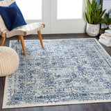 Vicky Vintage Oriental Boho Dark Blue Rug