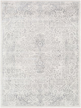 Hindah Vintage Oriental Boho Medium Grey Rug
