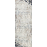Alix Abstract Modern Marble Blue/Ivory Rug