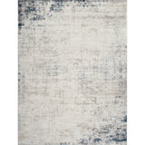 Alix Abstract Modern Marble Blue/Ivory Rug