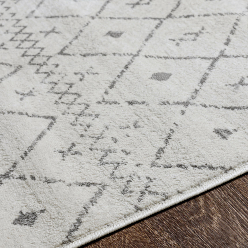 Mya Berber Global White Rug
