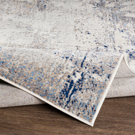 Lopika Abstract Modern Marble Grey Rug - Image 4