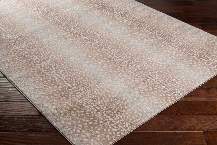 Zorina Scandi Boho Tan Polka Dot Rug - Image 6