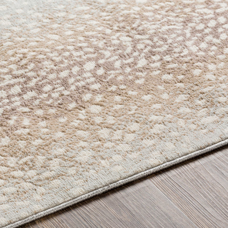 Zorina Scandi Boho Tan Polka Dot Rug - Image 3