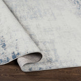 Alix Modern Marble Dark Blue Rug