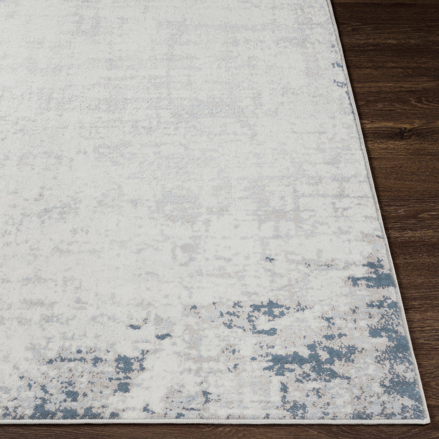 Alix Modern Marble Dark Blue Rug