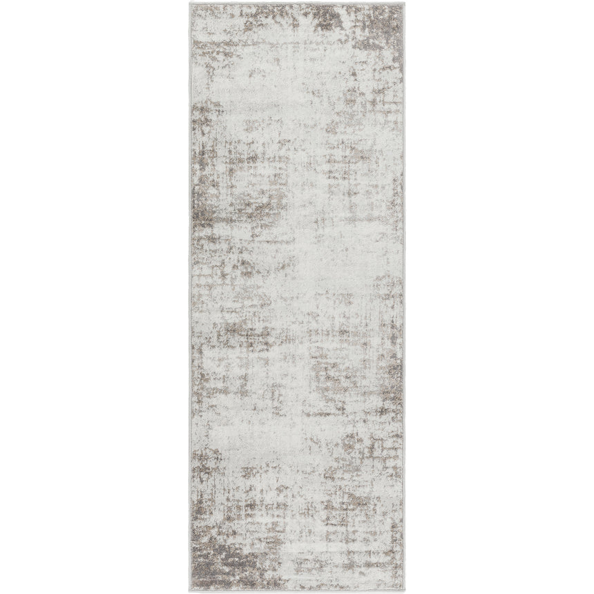 Alix Abstract Modern Marble Medium Grey Rug