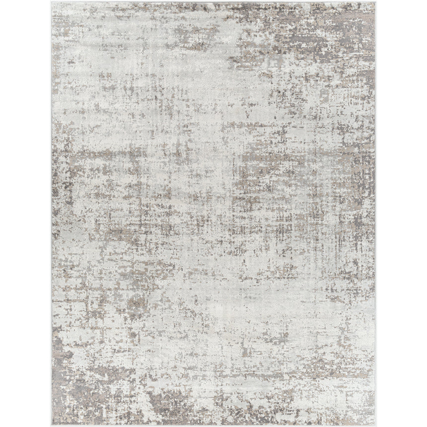 Alix Abstract Modern Marble Medium Grey Rug