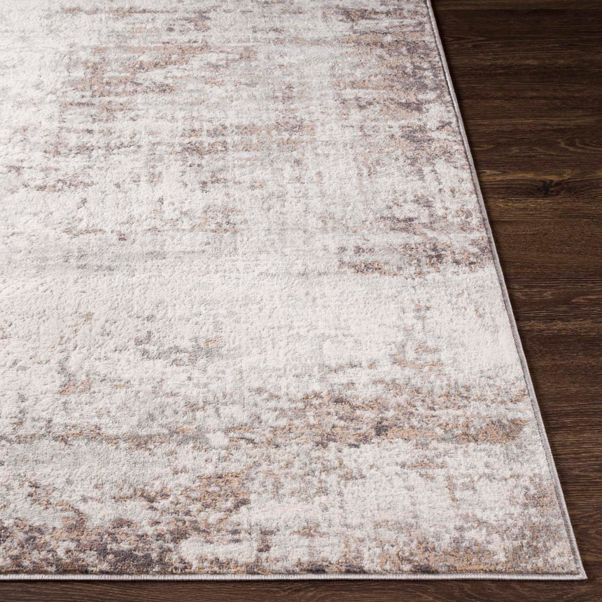 Alix Abstract Modern Marble Medium Grey Rug