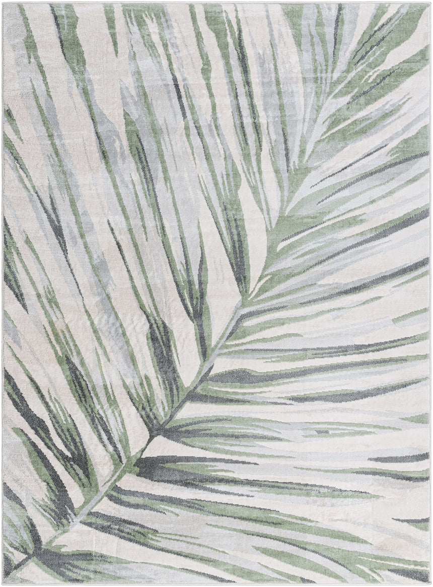 Alaya Scandi Coastal Medium Green Rug