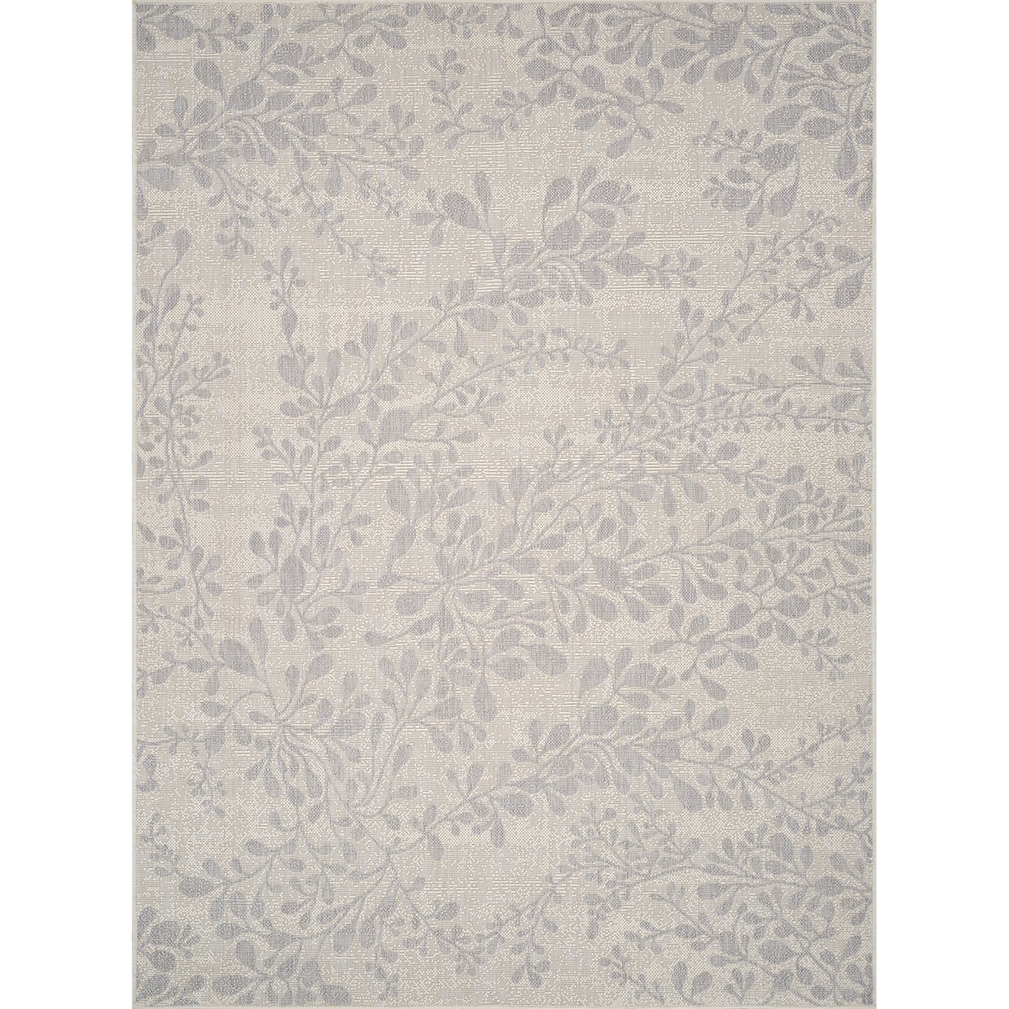 MOLLY Indoor & Outdoor Cottage Light Grey/Beige Area Rug Flat