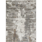 Maylene Abstract Modern Marble Charcoal Rug