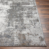 Maylene Abstract Modern Marble Charcoal Rug