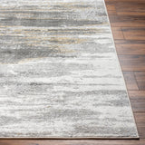 Hila Abstract Modern Marble Charcoal/Off-White Rug